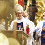 07.05.2021. Kielce. Bazylika katedralna. Święto Matki Bożej Łaskawej Kieleckiej. Na zdjęciu: abp Tadeusz Wojda, metropolita gdański / Jarosław Kubalski / Radio Kielce