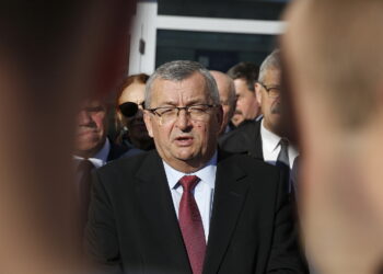 Wizyta ministra infrastruktury Andrzeja Adamczyka w Kielcach. Minister Andrzej Adamczyk / Jarosław Kubalski / Radio Kielce