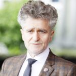 19.05.2021 Kielce. Konferencja przed ŚUW na temat projektu filmu dokumentalnego o żołnierzach, którzy z Kielc poszli na Westerplatte. Senator Krzysztof Słoń / Jarosław Kubalski / Radio Kielce