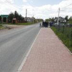 20.05.2021 Domaszowice, Wola Kopcowa. Otwarcie wyremontowanego odcinka drogi powiatowej / Jarosław Kubalski / Radio Kielce