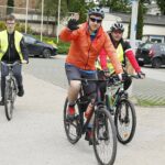 22.05.2021 Kielce. Majówka rowerowa z biskupem. Wyjazd spod katedry / Jarosław Kubalski / Radio Kielce