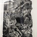 27.05.2021 Kielce. Muzeum Lat Szkolnych Stefana Żeromskiego - otwarcie nowej wystawy pt. "Poza ramami. Literackie inspiracje w grafice. Dante Alighieri Boska komedia" / Jarosław Kubalski / Radio Kielce