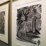 27.05.2021 Kielce. Muzeum Lat Szkolnych Stefana Żeromskiego - otwarcie nowej wystawy pt. "Poza ramami. Literackie inspiracje w grafice. Dante Alighieri Boska komedia" / Jarosław Kubalski / Radio Kielce