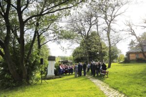 31.05.2021 Ciekoty. Nabożeństwo Majowe przy kapliczce. Majówka / Jarosław Kubalski / Radio Kielce