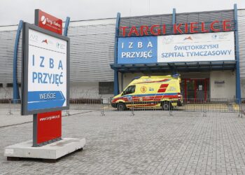 Kielce. Koronawirus. Szpital tymczasowy na Targach Kielce / Jarosław Kubalski / Radio Kielce