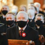 04.05.2021 Kielce. Katedra. Msza w intencji strażaków. Poseł Krzysztof Lipiec / Jarosław Kubalski / Radio Kielce