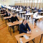 04.05.2021 Kielce. Zespół Szkół Elektrycznych. Matura z języka polskiego / Jarosław Kubalski / Radio Kielce