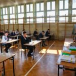 04.05.2021 Kielce. Zespół Szkół Elektrycznych. Matura z języka polskiego / Jarosław Kubalski / Radio Kielce