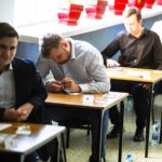 04.05.2021 Kielce. Zespół Szkół Elektrycznych. Matura z języka polskiego / Jarosław Kubalski / Radio Kielce