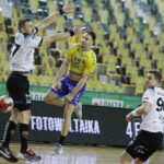 08.05.2021 Kielce Piłka ręczna. PGNiG Superliga. Mecz Łomża Vive Kielce - Piotrkowianin Piotrków Trybunalski. Na zdjęciu (drugi z prawej): Igor Karacić / Jarosław Kubalski / Radio Kielce