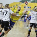 08.05.2021 Kielce Piłka ręczna. PGNiG Superliga. Mecz Łomża Vive Kielce - Piotrkowianin Piotrków Trybunalski. Na zdjęciu: Artsem Karalek / Jarosław Kubalski / Radio Kielce