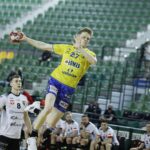 08.05.2021 Kielce Piłka ręczna. PGNiG Superliga. Mecz Łomża Vive Kielce - Piotrkowianin Piotrków Trybunalski. Na zdjęciu: Cezary Surgiel / Jarosław Kubalski / Radio Kielce