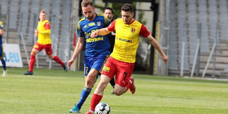 29.05.2021. Kielce. 32. kolejka Fortuna 1 Ligi: Korona Kielce - Arka Gdynia / Wiktor Taszłow / Radio Kielce