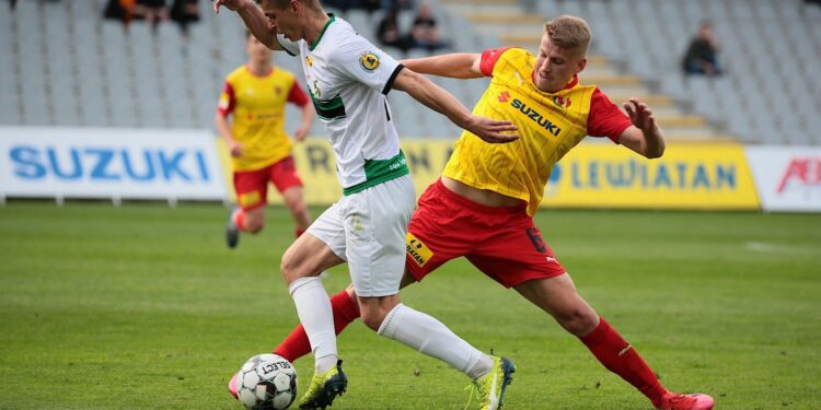 15.05.2021. Kielce. 30. kolejka Fortuna 1 Ligi: Korona Kielce - GKS Bełchatów / Wiktor Taszłow / Radio Kielce