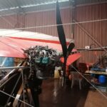 16.05.2021. Pińczów. Dragonfly - ultra lekki samolot / Marta Gajda / Radio Kielce