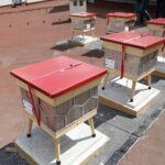 20.05.2021. Kielce. Pasieka na dachu Politechniki Świętokrzyskiej / Wiktor Taszłow / Radio Kielce