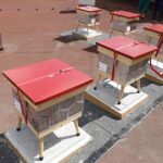 20.05.2021. Kielce. Pasieka na dachu Politechniki Świętokrzyskiej / Wiktor Taszłow / Radio Kielce