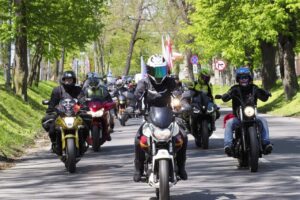 09.05.2021. Sandomierz. Motocykliści dla chorego Bartusia / Agnieszka Przychodzka