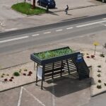 27.05.2021. Opatów. Zielony przystanek przy ul. Sienkiewicza / Emilia Sitarska / Radio Kielce