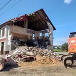 17.05.2021. Bilcza Rozbiórka budynku remizy / OSP w Bilczy