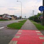 14.05.2021. Ostrowiec Św. Ścieżki rowerowe. Ulica Bałtowska w kierunku Bałtowa / Emilia Sitarska / Radio Kielce