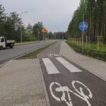 14.05.2021. Ostrowiec Św. Ścieżki rowerowe. Ulica Bałtowska w kierunku Bałtowa / Emilia Sitarska / Radio Kielce