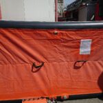 04.05.2021. Ostrowiec Świętokrzyski. Nowy skokochron ostrowieckiej straży pożarnej / Emilia Sitarska / Radio Kielce