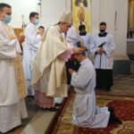 30.05.2021. Ostrowiec Św. Święcenia diakonatu. Na zdjęciu: Krzysztof Nitkiewicz - biskup sandomierski / Emilia Sitarska / Radio Kielce