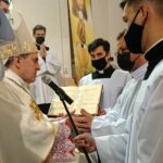 30.05.2021. Ostrowiec Św. Święcenia diakonatu. Na zdjęciu: Krzysztof Nitkiewicz - biskup sandomierski / Emilia Sitarska / Radio Kielce