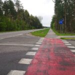 14.05.2021. Ostrowiec Św. Ścieżki rowerowe. Ulica Bałtowska w kierunku Bałtowa / Emilia Sitarska / Radio Kielce