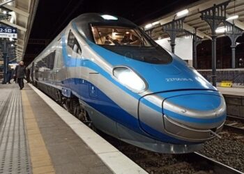 Pociąg Pendolino / PKP PLK / Twitter