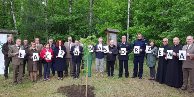 29.05.2021. Ostrowiec Św. Akcja sadzenia drzew w Gutwinie / Jarosław Rusiecki /Facebook