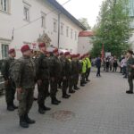 15.05.2021. Pińczów. Rajd pamięci Józefa Piłsudskiego Pińczów - Grudzyny / Marta Gajda / Radio Kielce