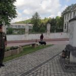 15.05.2021. Pińczów. Rajd pamięci Józefa Piłsudskiego Pińczów - Grudzyny. Na zdjęciu: Dariusz Greń - pułkownik Jednostki Strzeleckiej Niepodległość / Marta Gajda / Radio Kielce