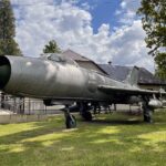 31.05.2021. Skarżysko-Kamienna. Muzeum im. Orła Białego. Myśliwiec SU-7 / Anna Głąb / Radio Kielce