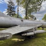 31.05.2021. Skarżysko-Kamienna. Muzeum im. Orła Białego. Myśliwiec SU-7 / Anna Głąb / Radio Kielce