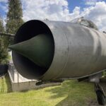 31.05.2021. Skarżysko-Kamienna. Muzeum im. Orła Białego. Myśliwiec SU-7 / Anna Głąb / Radio Kielce