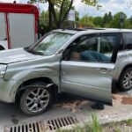 15.05.2021. Kielce. Zderzenie samochodów na skrzyżowaniu al. Legionów i ul. Barabasza / Wiktor Taszłow / Radio Kielce