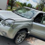 15.05.2021. Kielce. Zderzenie samochodów na skrzyżowaniu al. Legionów i ul. Barabasza / Wiktor Taszłow / Radio Kielce