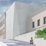 Koncepcja architektoniczna nowej siedziby Teatru Lalki i Aktora „Kubuś” w Kielcach. Wizualizacja / Pracownia Architektoniczna Cezary Furmanek