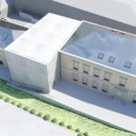 Koncepcja architektoniczna nowej siedziby Teatru Lalki i Aktora „Kubuś” w Kielcach. Wizualizacja / Pracownia Architektoniczna Cezary Furmanek