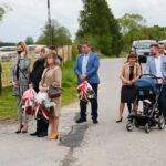 16.05.2021. Skałka Polska. Rocznica pacyfikacji wioski przez Niemców / Wiktor Taszłow / Radio Kielce