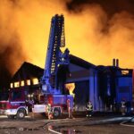 16.05.2021. Krasocin. Pożar na terenie zakładu Zefir / Wiktor Taszłow / Radio Kielce