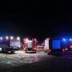 16.05.2021. Krasocin. Pożar na terenie zakładu Zefir / Wiktor Taszłow / Radio Kielce