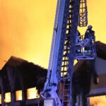 16.05.2021. Krasocin. Pożar na terenie zakładu Zefir / Wiktor Taszłow / Radio Kielce