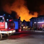 16.05.2021. Krasocin. Pożar na terenie zakładu Zefir / Wiktor Taszłow / Radio Kielce