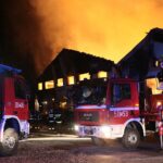 16.05.2021. Krasocin. Pożar na terenie zakładu Zefir / Wiktor Taszłow / Radio Kielce