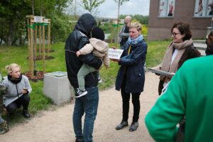 18.05.2021. Kielce. Park Kielczan. Na zdjęciu (w środkuj): Agata Wojda - wiceprezydent Kielc / Wiktor Taszłow / Radio Kielce