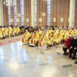 01.05.2021. Kielce. Msza z okazji Międzynarodowego Dnia Solidarności Ludzi Pracy w kościele Świętego Józefa Robotnika / Wiktor Taszłow / Radio Kielce