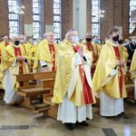 01.05.2021. Kielce. Msza z okazji Międzynarodowego Dnia Solidarności Ludzi Pracy w kościele Świętego Józefa Robotnika / Wiktor Taszłow / Radio Kielce